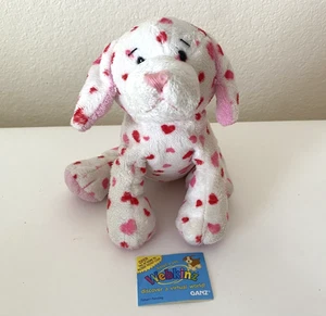 Ganz WEBKINZ Love Puppy Plush Dog Tag with Used Code - Picture 1 of 8