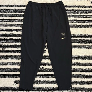 Nike Vanderbilt Commodores Black Tapered Windbreaker Pants Team Issue Men’s L - Picture 1 of 10
