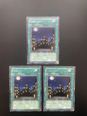 Yugioh Dark City POTD-EN048 Rare 1st Edition LP/MP X3 - Image 1 of 2