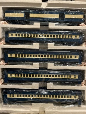 MTH 20-4021 Jersey Central "Blue Comet" Madison 5 car set NIB - Image 1 of 4