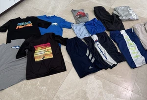 Lot 13 Youth XL Boys Clothes Shirts Shorts Pants Hoodie Swim Shirts UA Champion - Picture 1 of 22