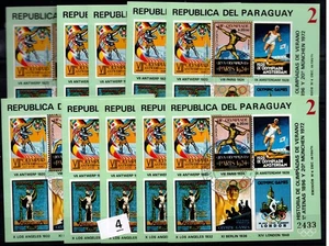 = 10X PARAGUAY - CTO - KUNST - FAHNEN - SPORT - OLYMPIADE - 1972 - Bild 1 von 1