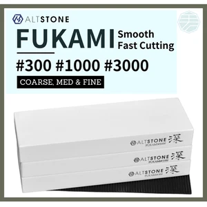 ALTSTONE FUKAMI Whetstone Sharpening stone #300 #1000 #3000 set from JAPAN - Picture 1 of 9
