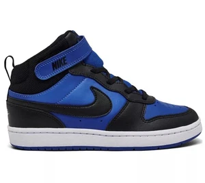 Nike Court Borough Mid 2 Little Kids Shoes Casual Sneakers CD7783-404 | Blue |1Y - Picture 1 of 9