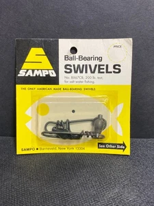 USA Made Sampo Ball-Bearing Coastlock Snap Swivel 200# Size 7 Pack of 2 - Picture 1 of 1