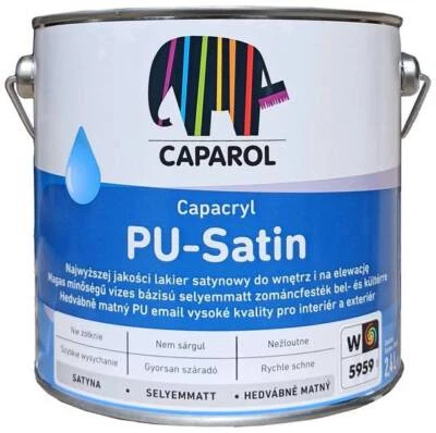 CAPAROL Capacryl PU Satin PU-Acryllack Seidenmatt 2,4L Weiß - Bild 1 von 4