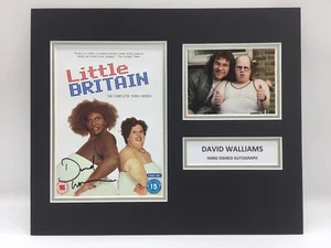 RARE David Walliams Little Britain Signed Photo Display + COA AUTOGRAPH COMEDY - Picture 1 of 4
