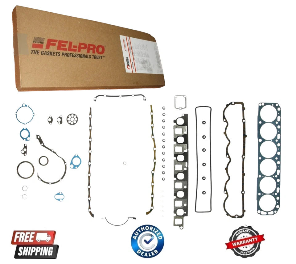 NEW FEL-PRO 260-1006 Engine Kit Full Gasket Set Fit Ford 240 300 6 Cylinder - Image 1 of 1