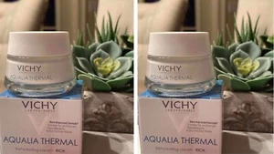 2xVichy Aqualia Thermal Rehydrating Cream RICH Dry Skin 15ml/0.51oz, TRAVEL SIZE - Picture 1 of 4