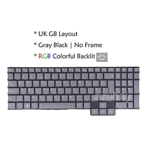 Teclado para portátil del Reino Unido para Lenovo Slim 5 16IRH8 82YA 83D6 PH5CYXRGBG-3T RGB retroiluminado - Imagen 1 de 4