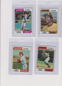 Hot Box Breaks ~ 1974 Topps Baseball. Garantiert 1 Hall of Famer. 10 Karten - Bild 1 von 2