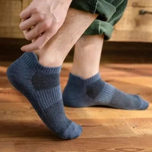 Comfortable Mesh Shallow Cotton Boat Socks Hosiery Low-top Socks Men's Socks - Picture 1 of 20