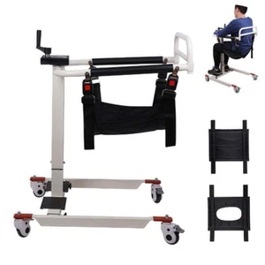 Patient Lift Transfer Chair Disabled Lift Wheelchairs Mobility Hoist Home Use - Picture 1 of 12