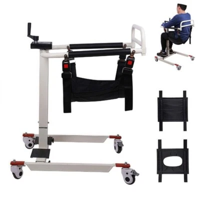 Patient Lift Transfer Chair Disabled Lift Wheelchairs Mobility Hoist Home Use - Image 1 of 4
