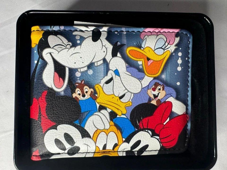 Buckle-Down Bi-fold Wallet - Disney Mickey Mouse and Friends NIB - Image 1 of 1
