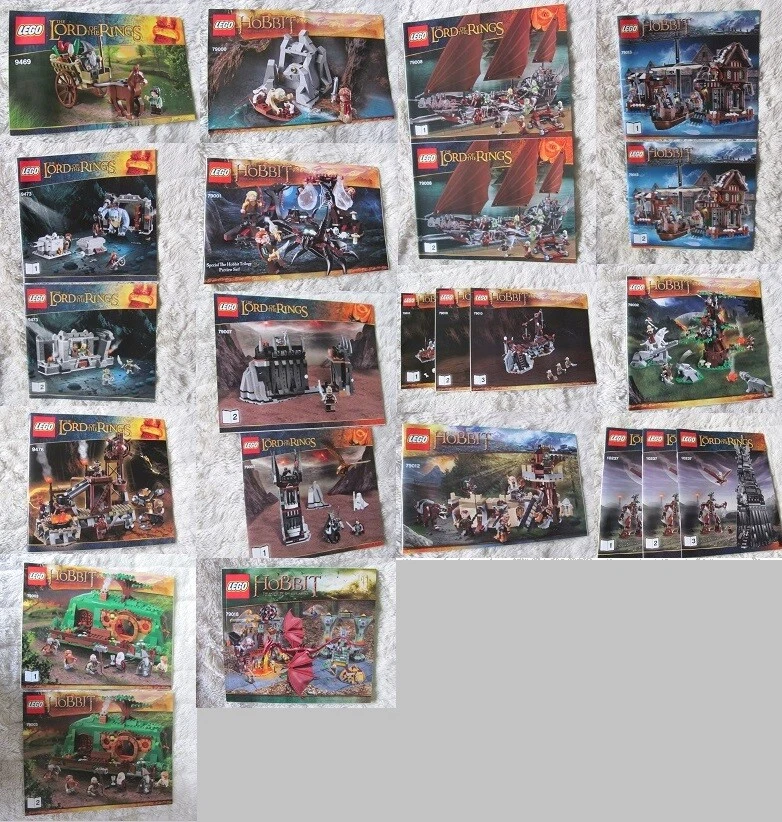 LEGO® Lord of the Rings Hobbit Bauanleitung BA Instructions Sticker Sheet wählen - Bild 1 von 1