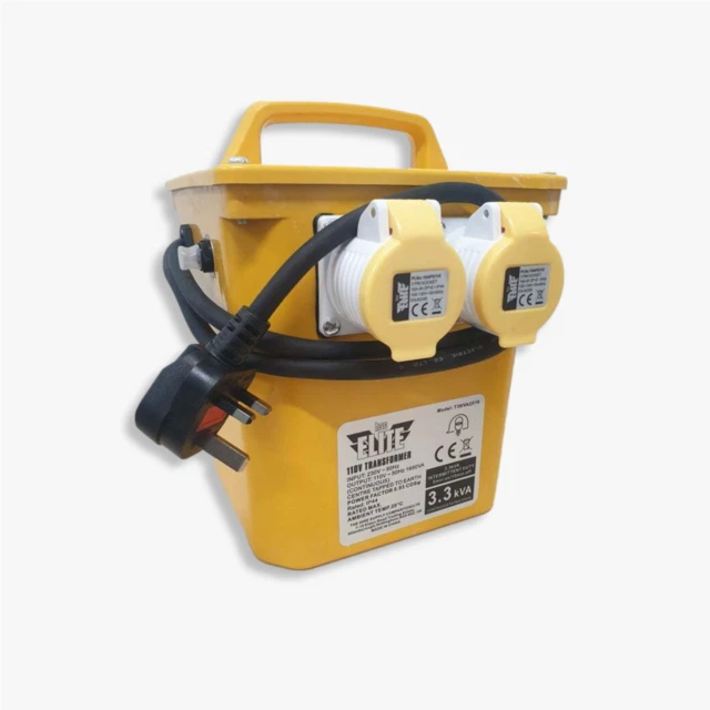 ELITE Site Power Tool Rated Transformer 110v (T3KVA2X16)