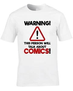 Camiseta de cómics para hombre artista coleccionista superhéroe anime manga genial divertida idea de regalo - Imagen 1 de 2