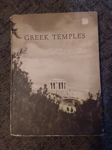 1943 GREEK TEMPLES BOOK - GRINNELL - 54 PLATES - 1000 COPIES PRINTED - Picture 1 of 6