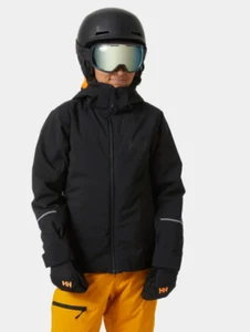 Helly Hansen Juniors’ Quest Ski Jacket - 990 Black - Size 10 - Picture 1 of 7