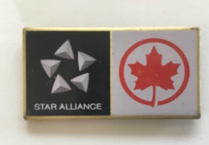 Nice, vintage Air Canada Star Alliance Airline Aviation pin - Picture 1 of 2