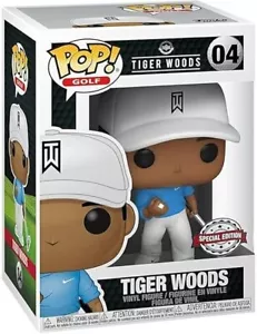 Funko POP! Golf: Tiger Woods - (Camisa Azul) #4 - Figura Vinilo Coleccionable - Nuevo - Imagen 1 de 2