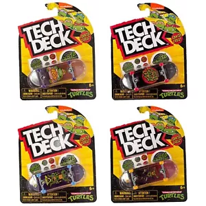 Tech Deck Santa Cruz Teenage Mutant Ninja Turtles Complete Set of 4 Lot TMNT NEW - Picture 1 of 5