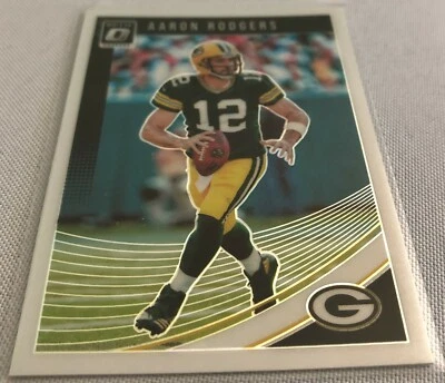 2018 Panini Donruss Optic Football Aaron Rodgers Green Bay Packers base card #37 - Image 1 of 2
