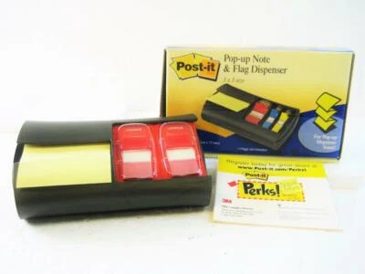 Post-it Pop-up Note & Flag Dispenser PRO100 by 3M w/ 3" Notes & 1" Flags New - Image 1 of 4