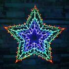 Christmas Lights 35 LED Multi-Coloured Star Mains Powered 8 Modes Ex Display