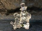 Stamped Waterford Crystal 2007 Jolly Snowman Sculpture Christmas Ireland NEW