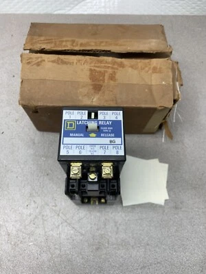 NEW IN BOX SQUARE D 8501 L0-40 A.C. MECH. LATCH RELAY 8501 LO-40-LL Foto 1 de 4
