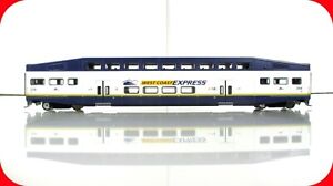 HO Scale WEST COAST EXPRESS Bombardier Commuter Coach Car #208 --- ATHEARN 25919