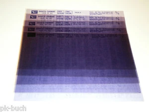 Catálogo de piezas de repuesto Microfich Daihatsu Charmant A35 / 45 / 60 stand 11/1987 - Imagen 1 de 1