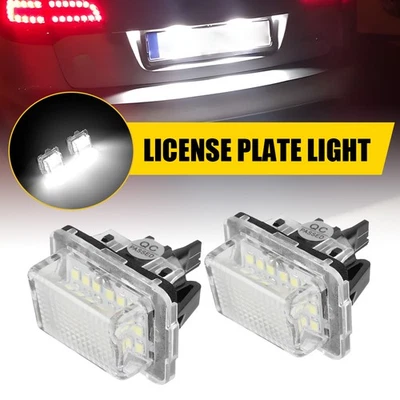 Luz LED de matrícula para Mercedes-Benz W204 S204 S212 C207 W212 W221 Foto 1 de 4