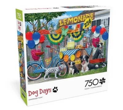 Rompecabezas Buffalo Games Dog Days limonada cachorros 750 piezas Foto 1 de 4