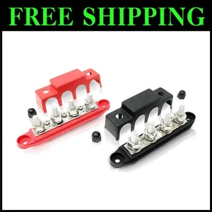 4-Post 250 Amp Bus Bar Set for Easy Wiring - Anti-Corrosive Design Included - Picture 1 of 9