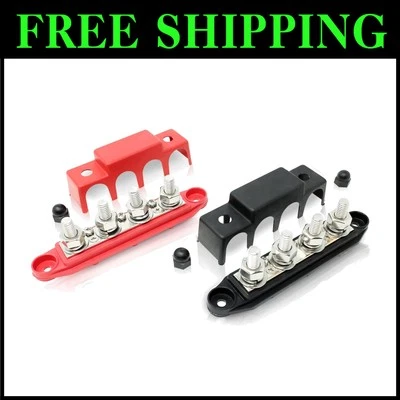 4-Post 250 Amp Bus Bar Set for Easy Wiring - Anti-Corrosive Design Included - Image 1 of 4