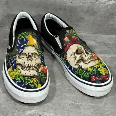 Zapatos sin cordones Vans Fruit Skull multicolor para mujer talla 6 Foto 1 de 4