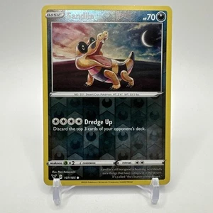 Sandile 107/185 Pokemon Sword & Shield 2020 Vivid Voltage Reverse Holo NM - Picture 1 of 3