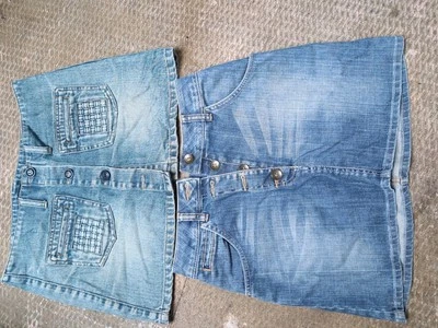 Two Denim Skirts,Short - Image 1 of 4