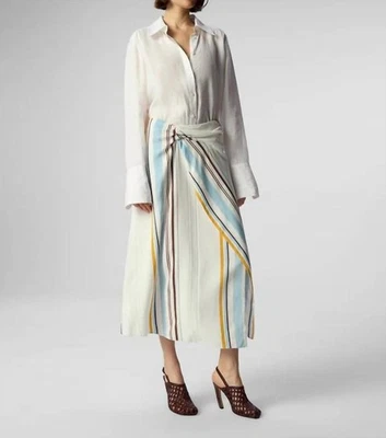 A.l.c. Clara Faux Wrap Midi Skirt Size 4 - Image 1 of 4