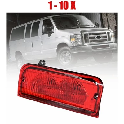 Tercera luz de freno trasera Fit 2000-2002 Ford E-450 Econoline Super Duty rojo 1-10X Foto 1 de 4