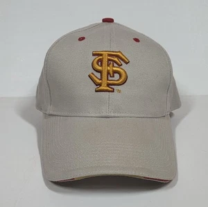 NUEVO CON ETIQUETAS Florida State University Seminoles The Game Sombrero Beige Nuevo con Etiquetas Bajo Perfil - Imagen 1 de 14