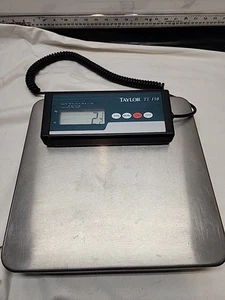 CLEAN! Taylor TE150 - Professional Receiving Scale,  Bench Top Digital.   - Picture 1 of 11
