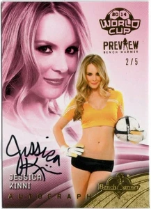 2014 Benchwarmer World Cup Jessica Kinni Autograph Card #69 /5 - Picture 1 of 1