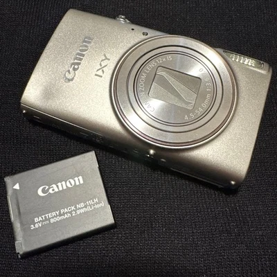 Fotocamera digitale compatta Canon IXY 650 argento ottime condizioni testata - Immagine 1 di 4