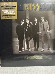 KISS Dressed To Kill 50th Anniversary Premium Edition Colored Vinyl LMT 3000 New - Picture 1 of 8