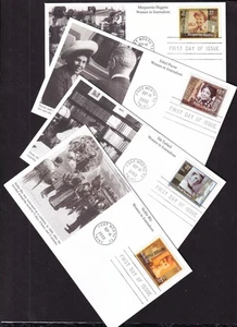 2002 Women in Journalism Sc 3665-3668 FDC Mystic Nellie Bly Ida Tarbell Higgins - Picture 1 of 3