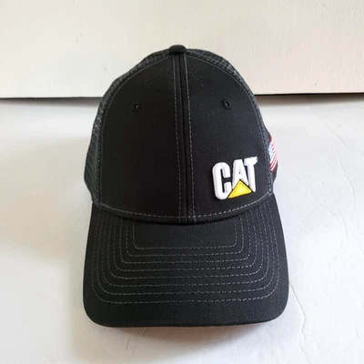 Кепка Caterpillar бейсболка регулируемая черная конструкция для тяжелого оборудования - Изображение 1 из 4